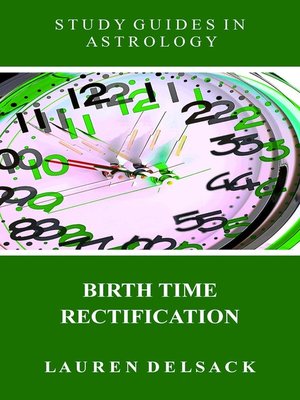 cover image of Birth Time Rectification